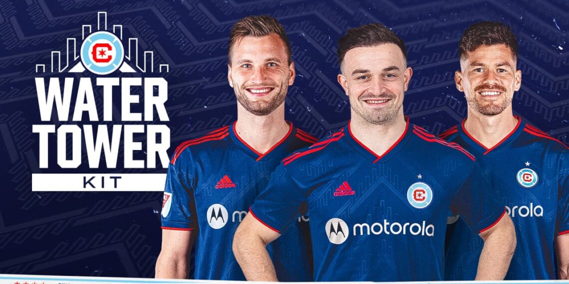 Chicago Fire 2022-2023 Jersey Local Adidas «Water Tower»