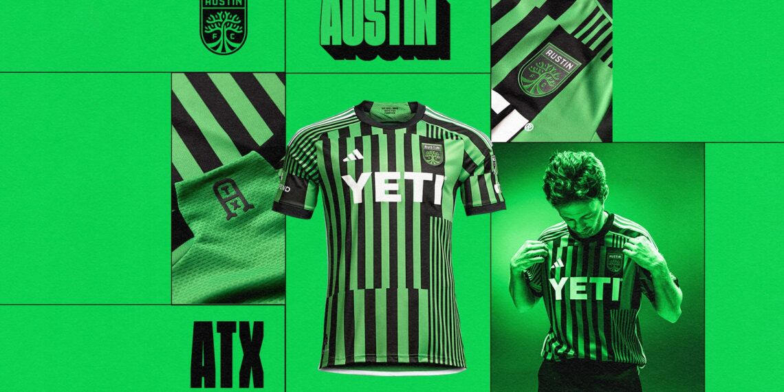 Austin FC 2023-2024 Jersey de local ‘Barcelona Design’ Adidas
