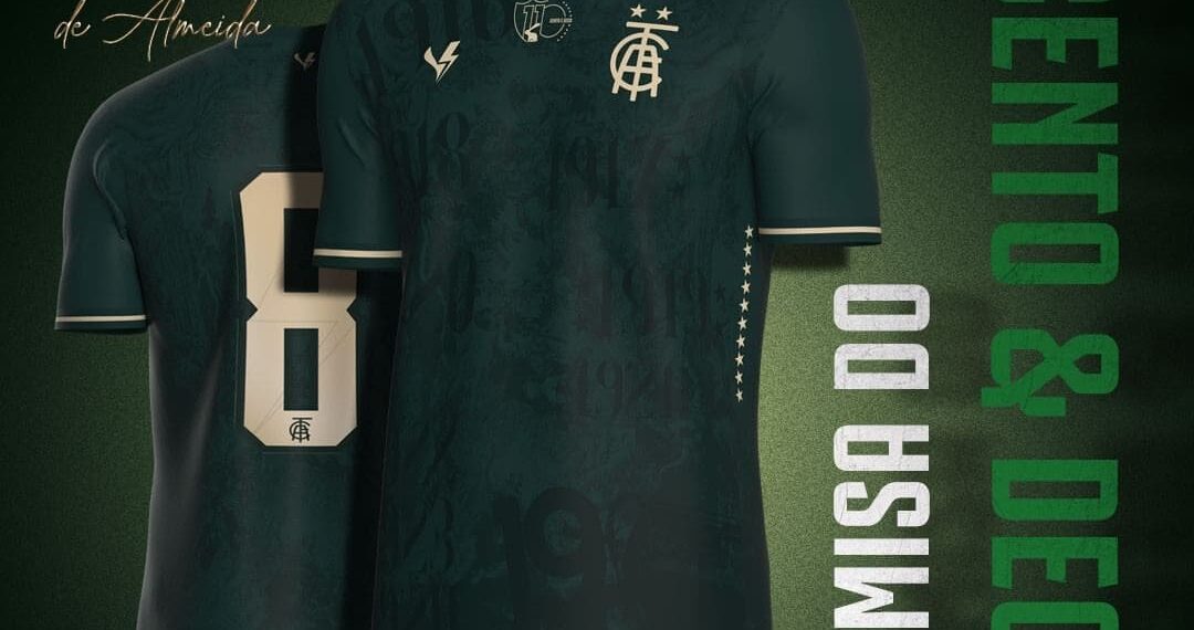 América MG Jersey Ganador del Concurso «Cento e Deca» 2022