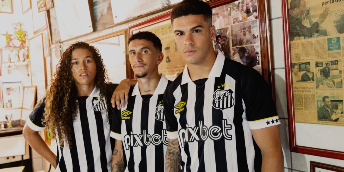 Santos FC presenta el espectacular Camiseta de visitante Umbro 2023-24 en honor al legado del club