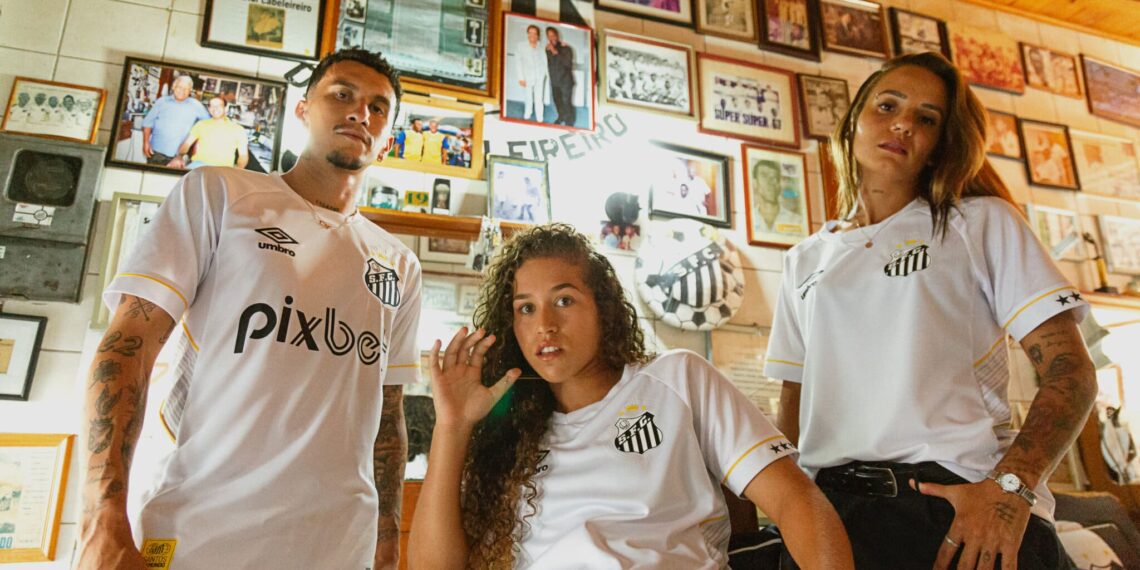 Santos FC Jersey Local 2023-2024 Umbro;Tributo a Pelé