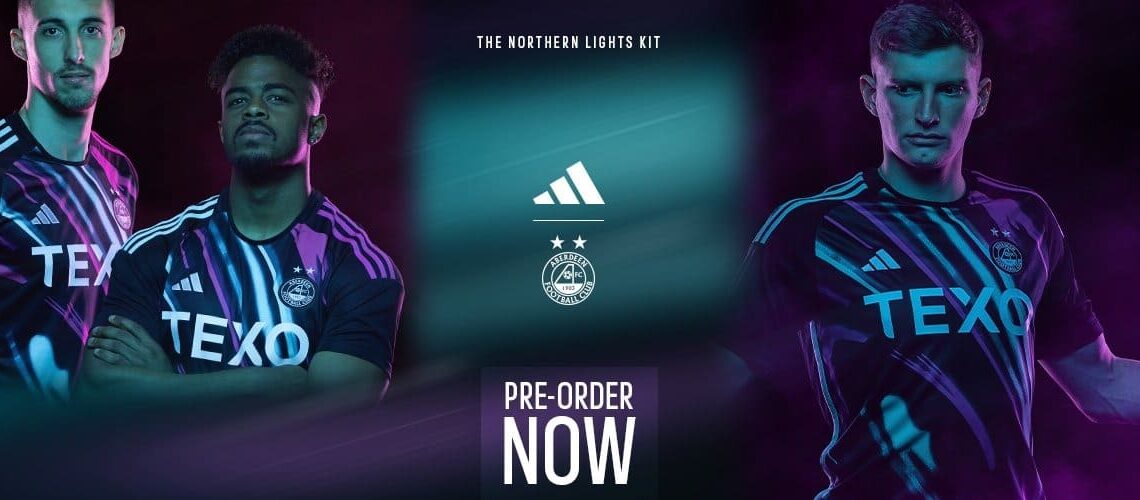 Aberdeen Fc Jersey de Visitante 23-24 Adidas