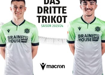 Hannover 96 Jersey Third Kit 2023-24 Macron