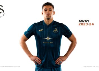 Swansea City Jersey Visitante 23-24 Joma