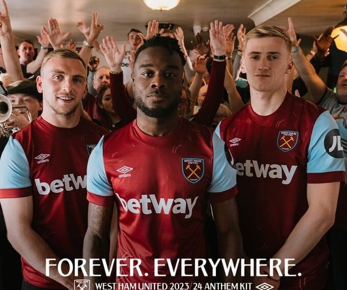 West Ham United Jersey Local 2023-24
